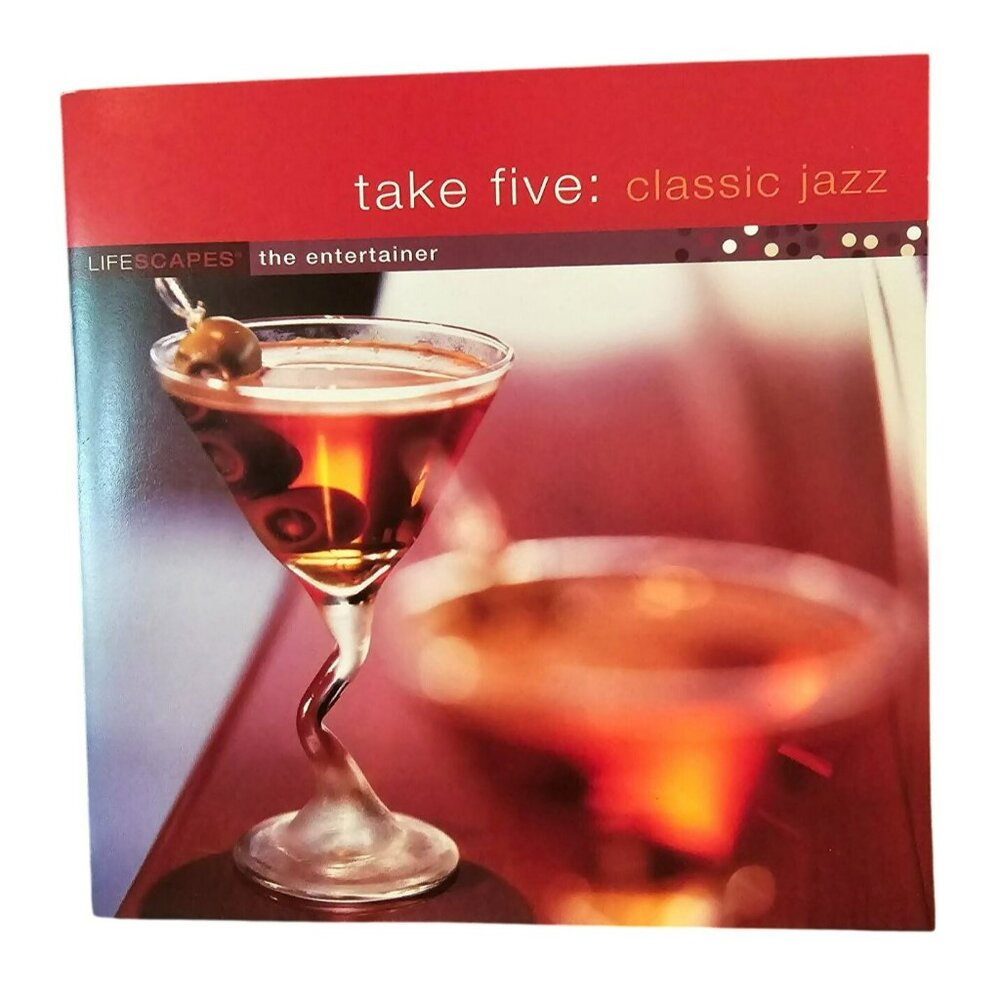 Take Five Classic Jazz Music CD - The Entertainer Lifescapes Sax 37613cd